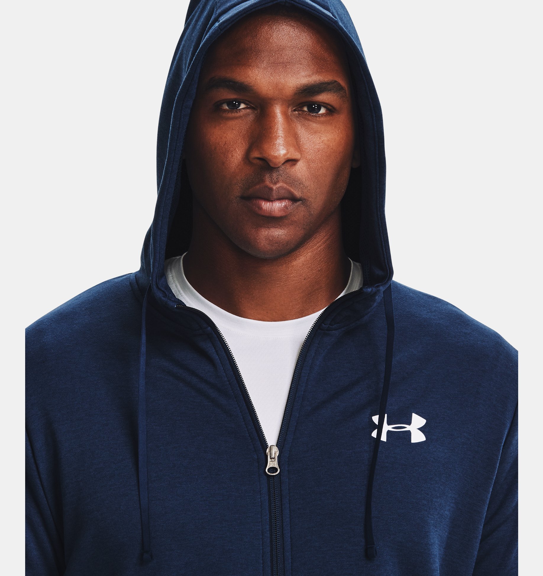 Black Under Armour Tech Terry Mens Training Pullover Hoody 
